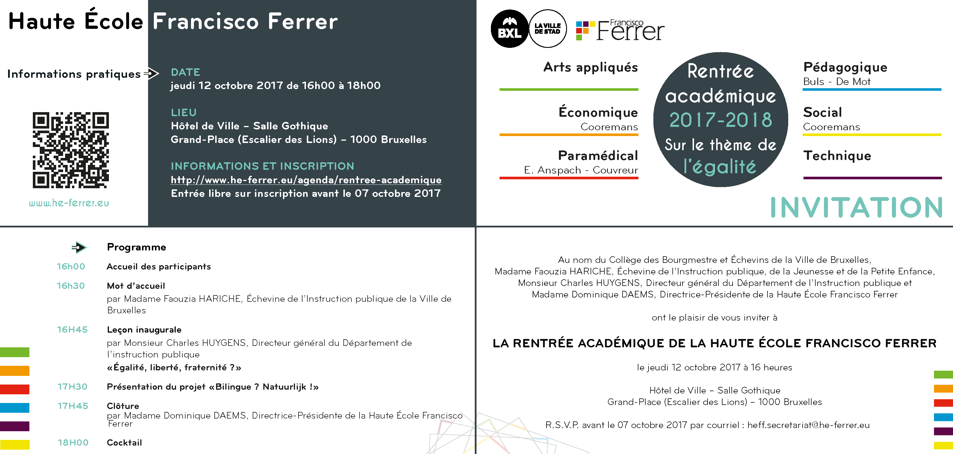 Rentrée académique 2017
