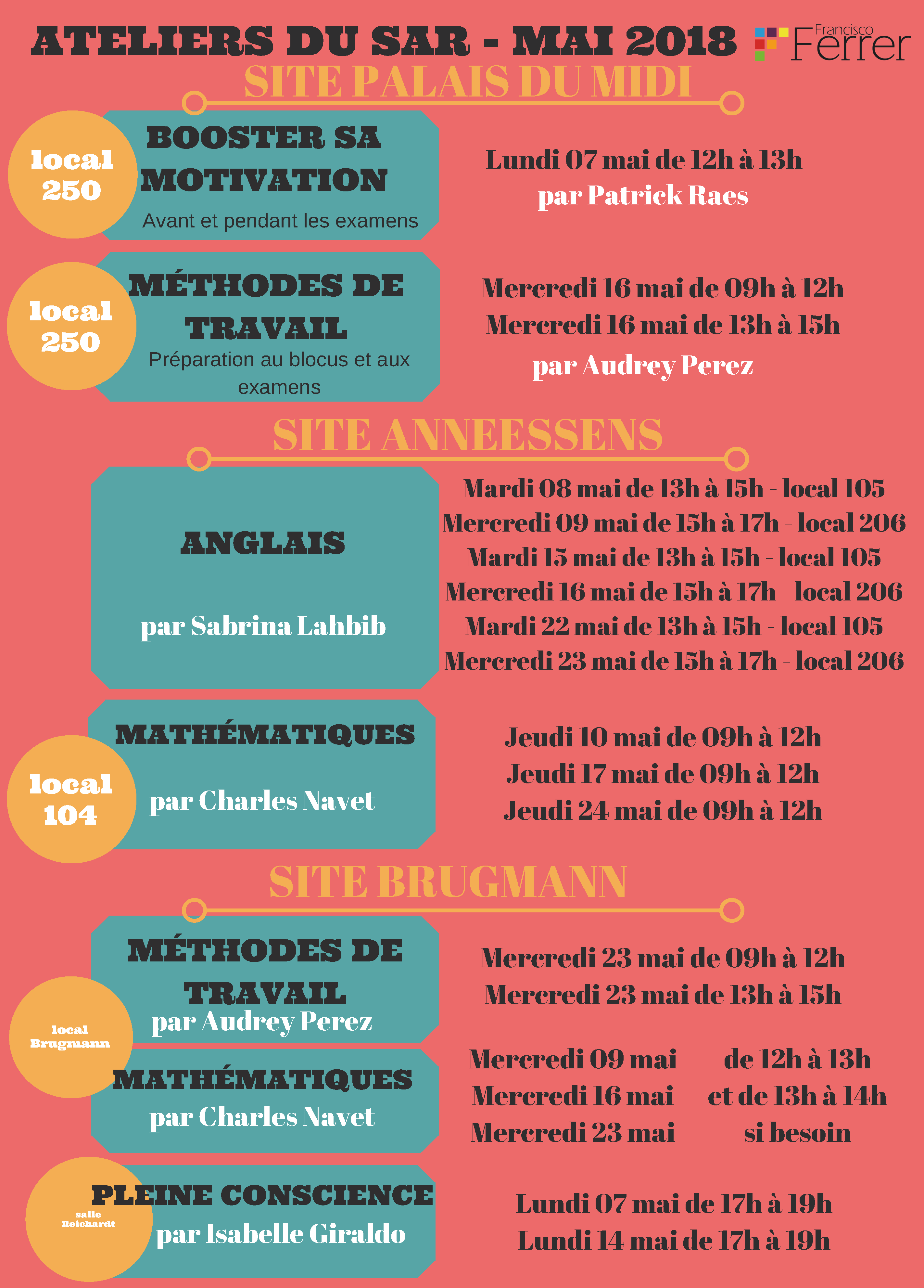 ateliers SAR mai 218